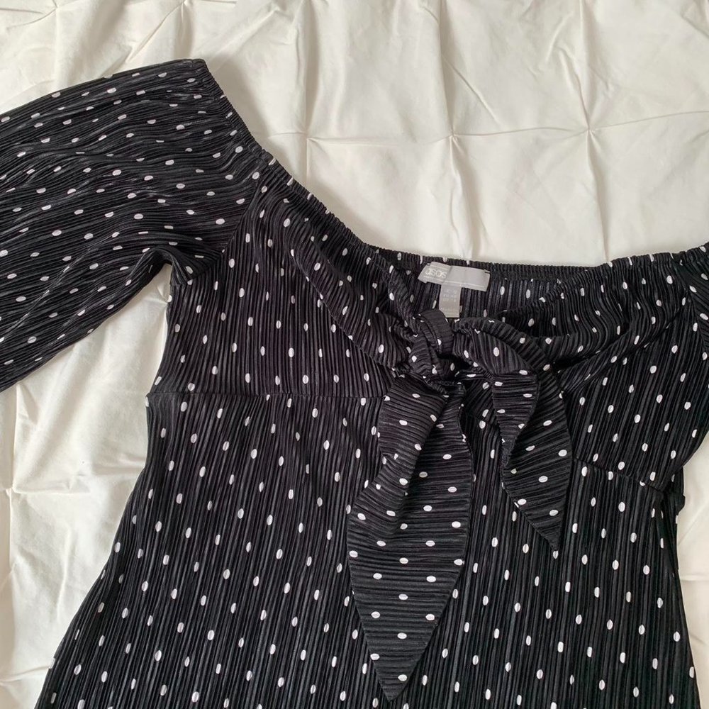 ASOS Womens Black and White Dress